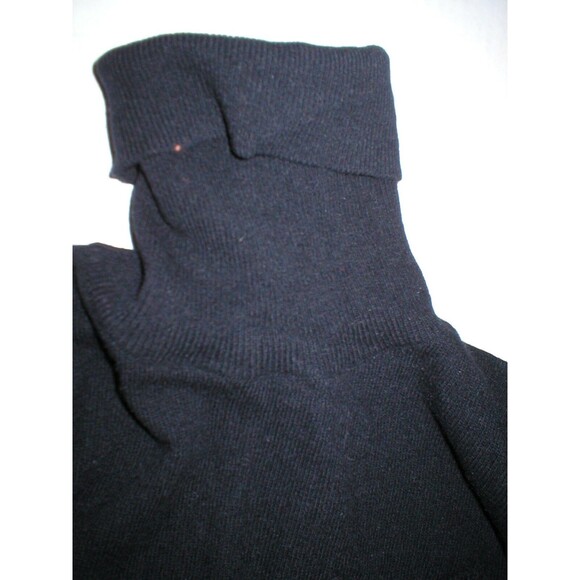 NWT New Womens XS Designer See By Chloe Black Cashmere Wool Sweater Turtleneck - Picture 5 of 11